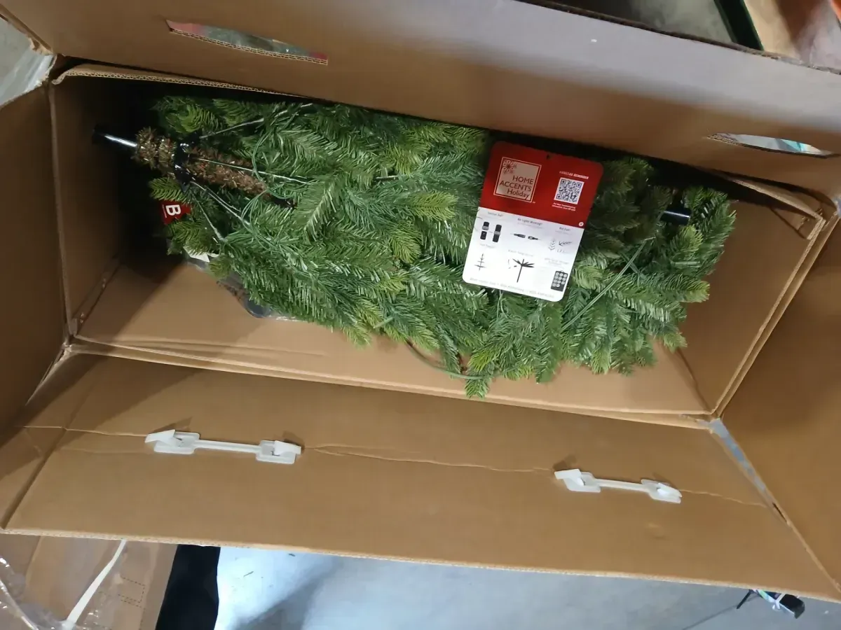 7.5 ft. Pre-Lit Artificial Christmas Tree with 750 LED Lights, 32 Light Modes, Remote Control, and Timer Function - image 3