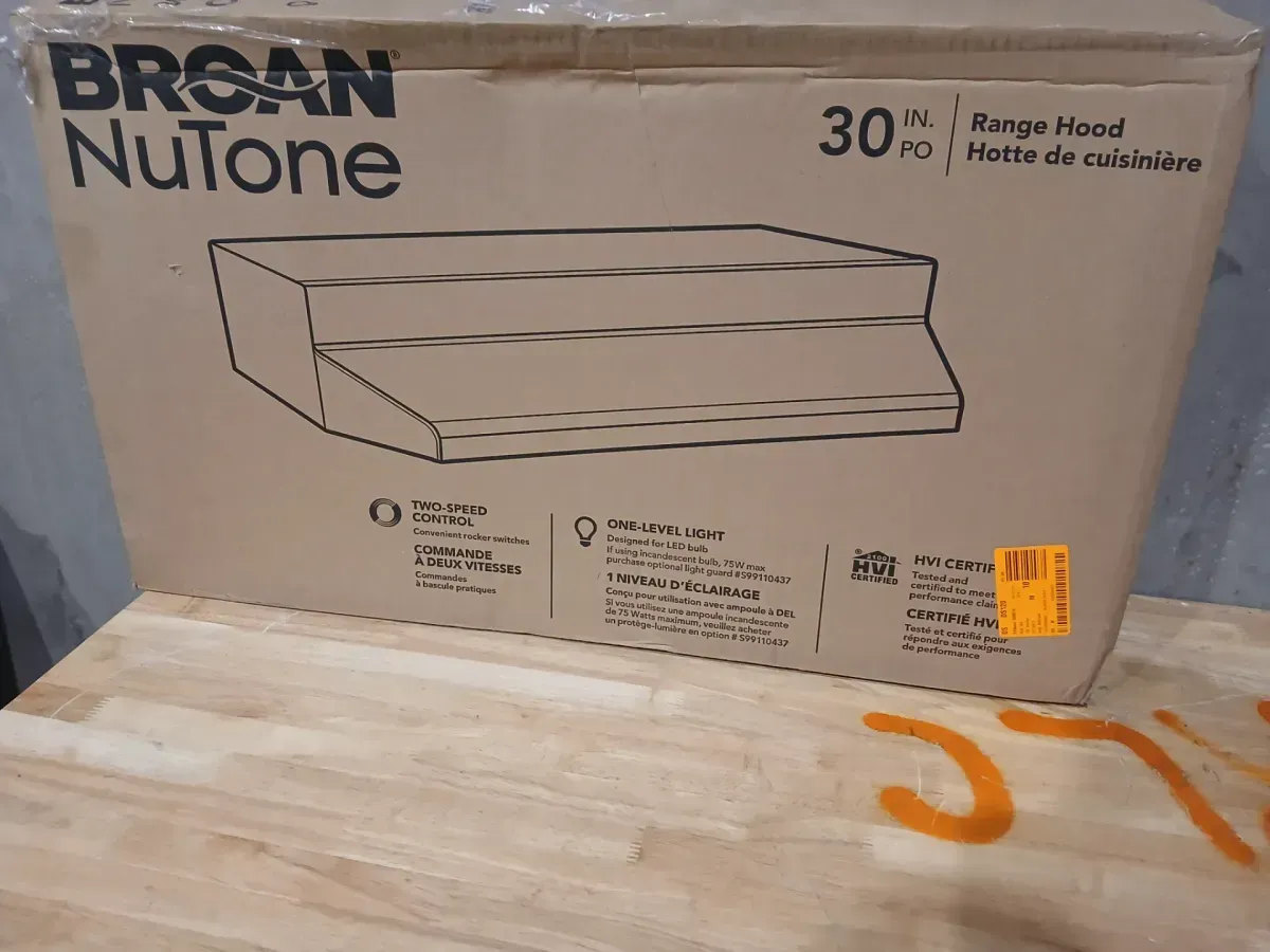 Broan-NuTone RL6200 Series 30-Inch Ductless Under-Cabinet Range Hood, Stainless Steel Finish - image 2