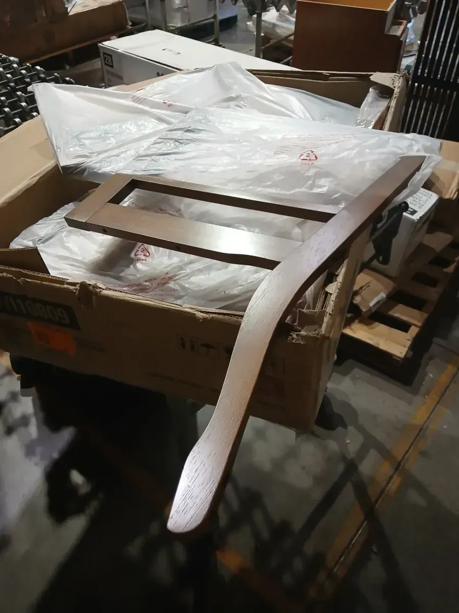 Parlin Light Beige and Walnut Brown Fabric Dining Chair (Set of 4) - image 2