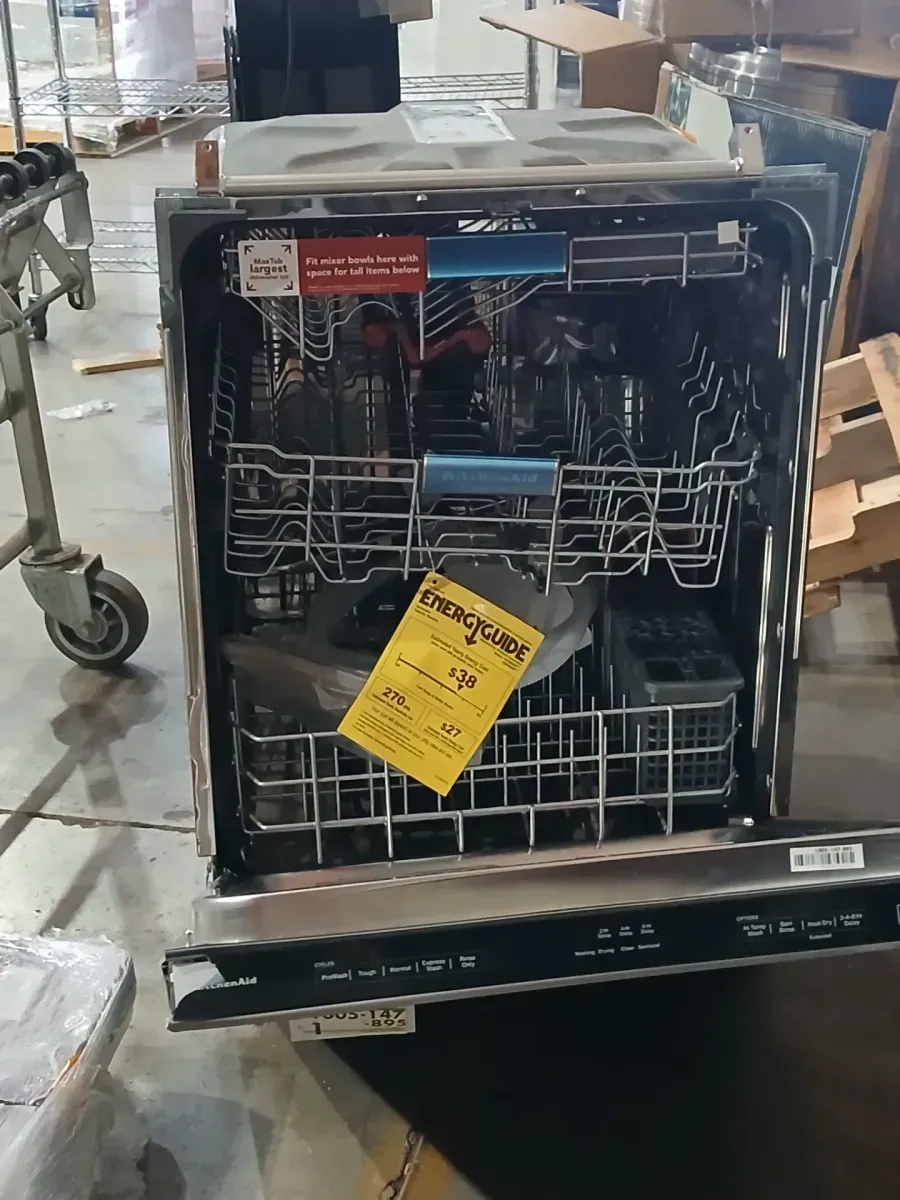 24 in. Top Control Built-In Tall Tub 44 dBA Dishwasher in PrintShield Stainless with 360 MaxJets 3rd Rack - image 5