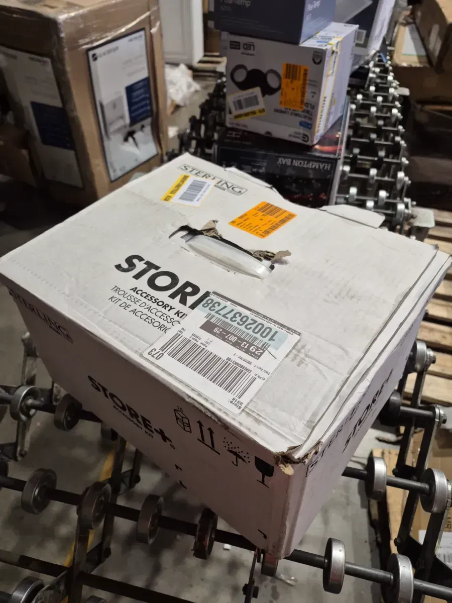 STORE+ 10-Piece Wall Mounted Shower Caddy in White Finish - image 2