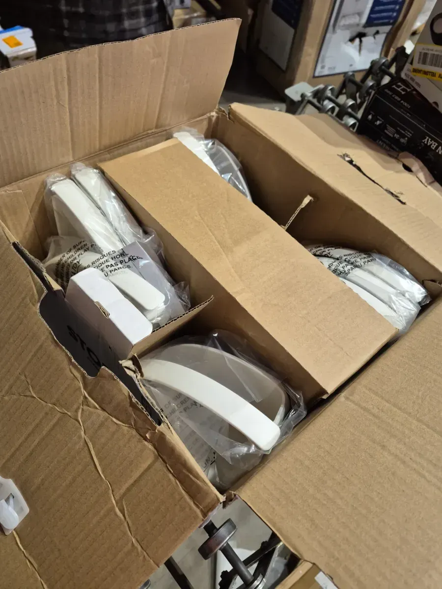 STORE+ 10-Piece Wall Mounted Shower Caddy in White Finish - image 3