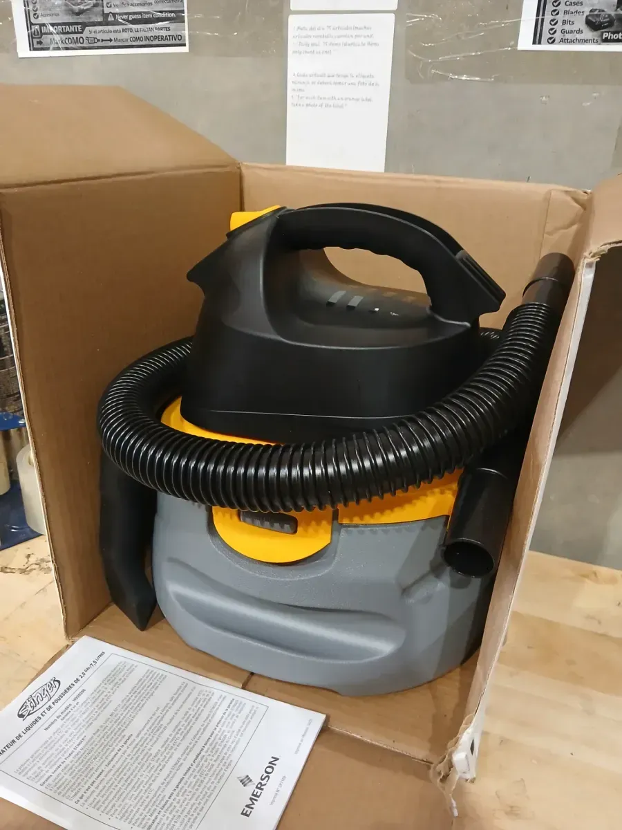 Stinger 2 Gal. 2.5 Peak HP Small Shop Vacuum Wet Dry Vac with Filter Bag, Hose, Utility Nozzle and Car Nozzle Attachments - image 5