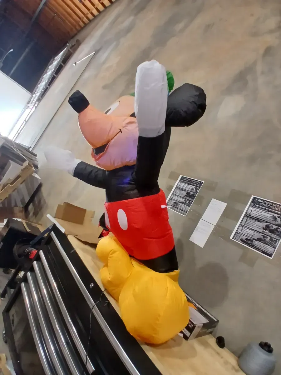 4 ft. Tall Airblown Mickey with Party Hat - image 4