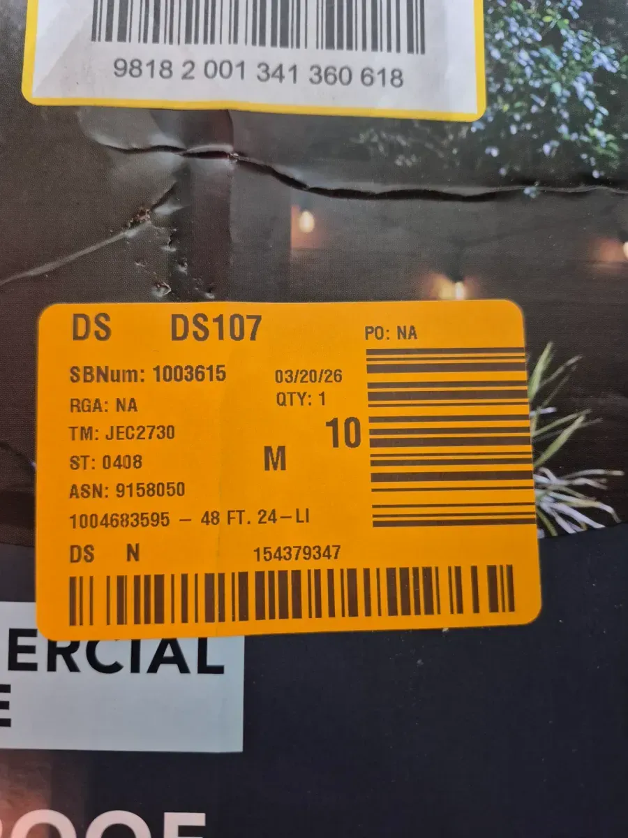 Hampton Bay 24-Light 48 ft. Plug-in Indoor/Outdoor Edison Patio String Light with S14 Single Filament LED Bulbs - image 4