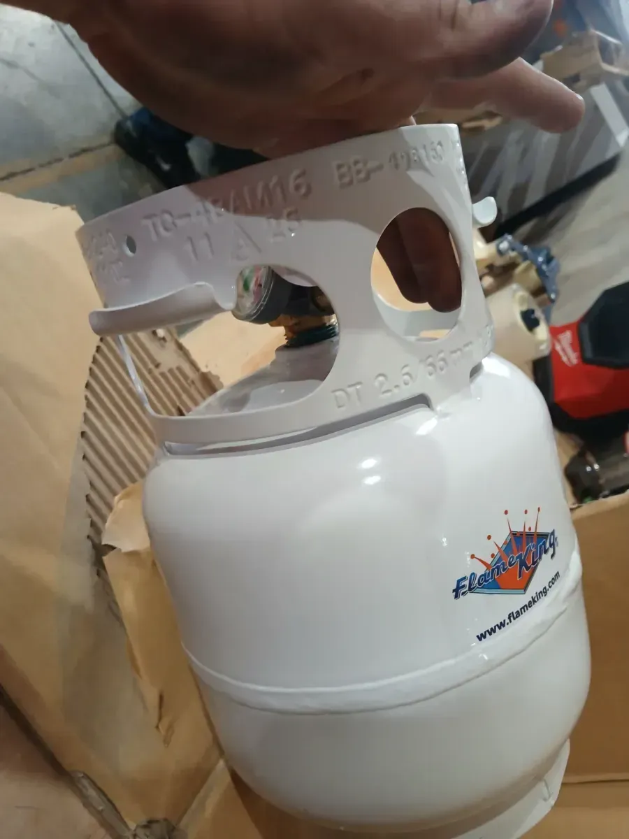 5 lbs. Refillable Steel Propane Tank Cylinder with OPD Valve and Built-In Site Gauge - image 5