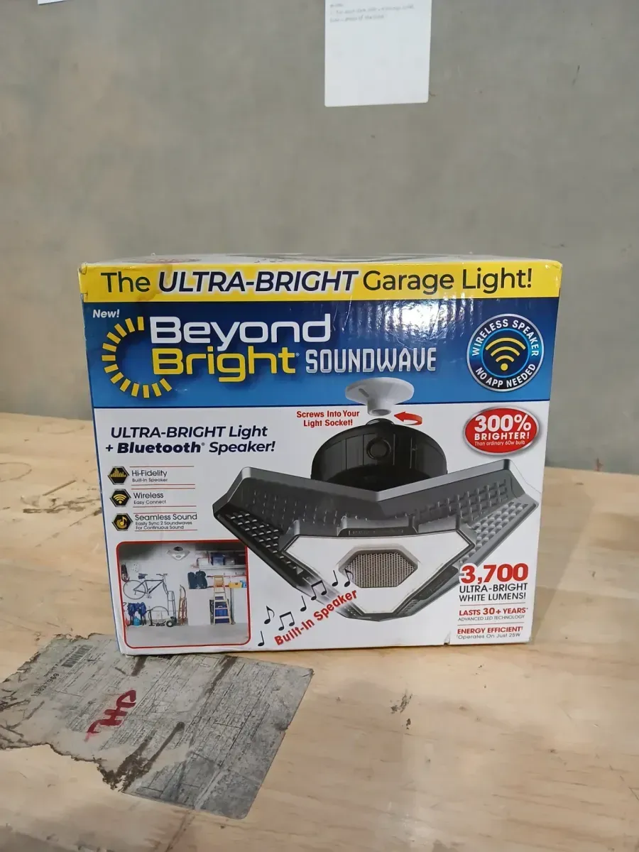 25-Watt LED Lamp Light Bulbs 6500K 3700-Lumens with Built-In Bluetooth Speaker - image 2