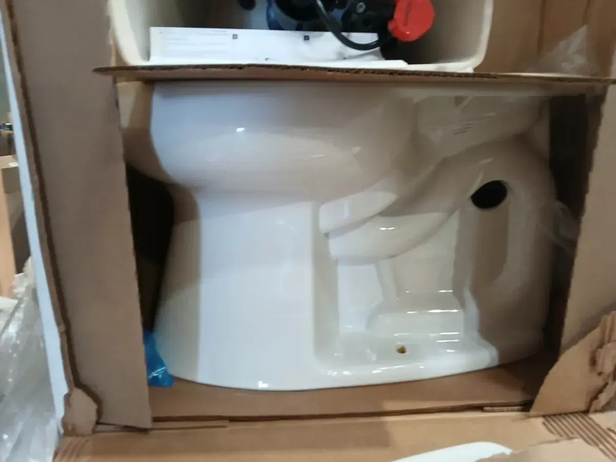 KOHLER Highline Arc 12 in. Rough In 2-Piece 1.28 GFP Single Flush Round Chair Height Toilet in White with Soft Close Seat - image 6