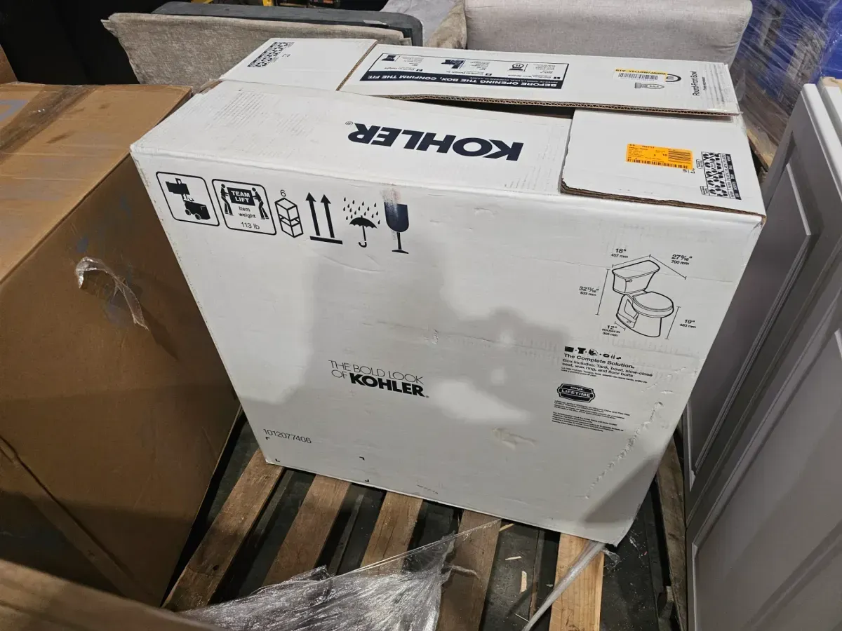 Highline Arc Extra Tall 12 in. Rough In 2-Piece 1.28 GPF Single Flush Round Toilet in White with Soft Close Seat - image 4