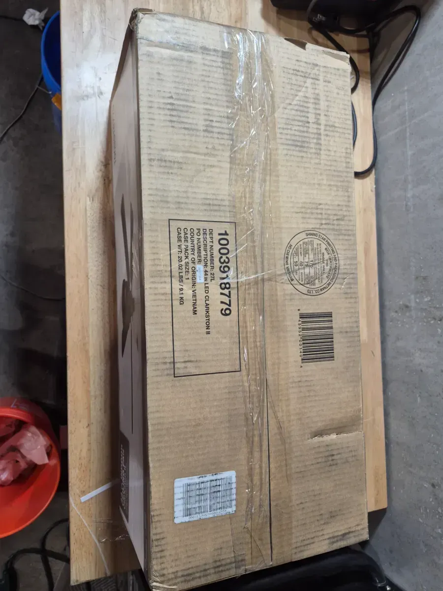 Clarkston II 44 in. LED Indoor Oil Rubbed Bronze Ceiling Fan with Light Kit - image 6