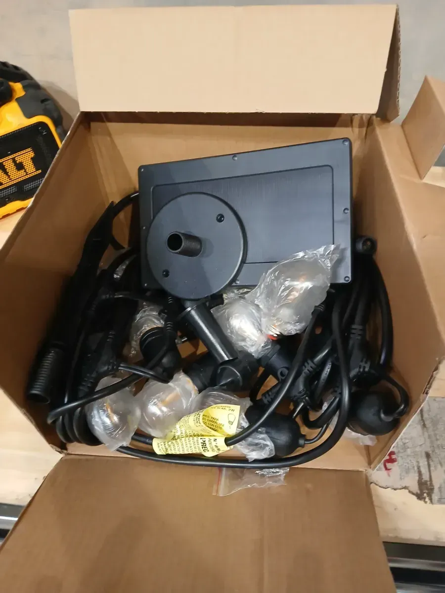 10-Light 20 ft. Outdoor Solar LED Edison Bulb String Light - image 6