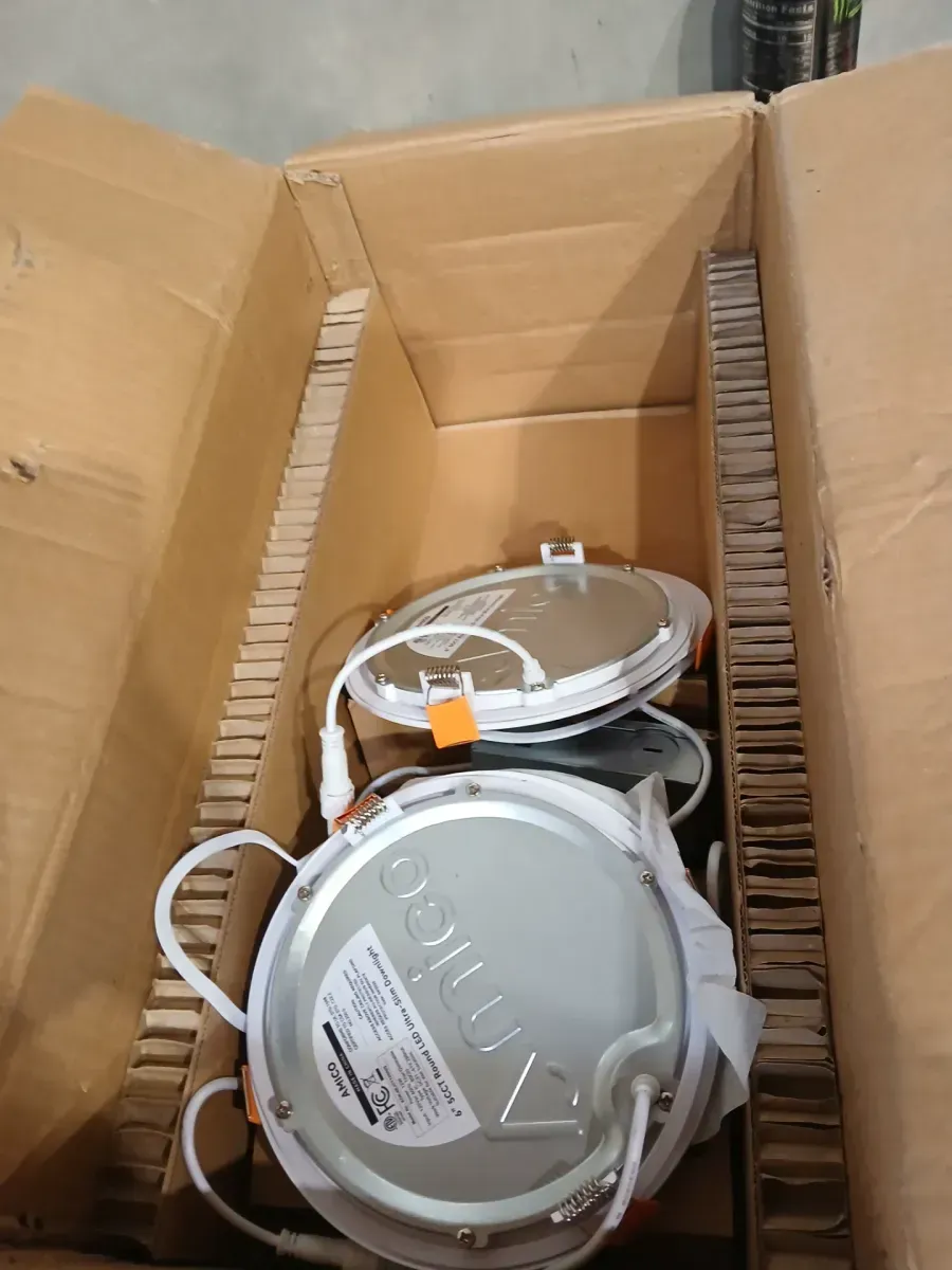 6 in. Selectable CCT, New Construction Integrated LED can Less Downlight with Smashplate (4-Pack) - image 4