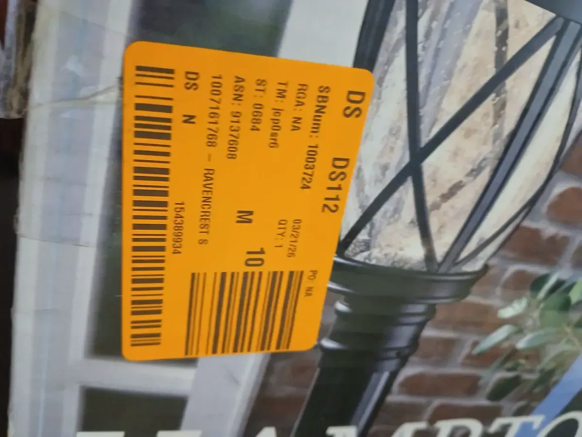 Ravencrest 120 Lumens Black Outdoor Solar Post Lantern - image 3