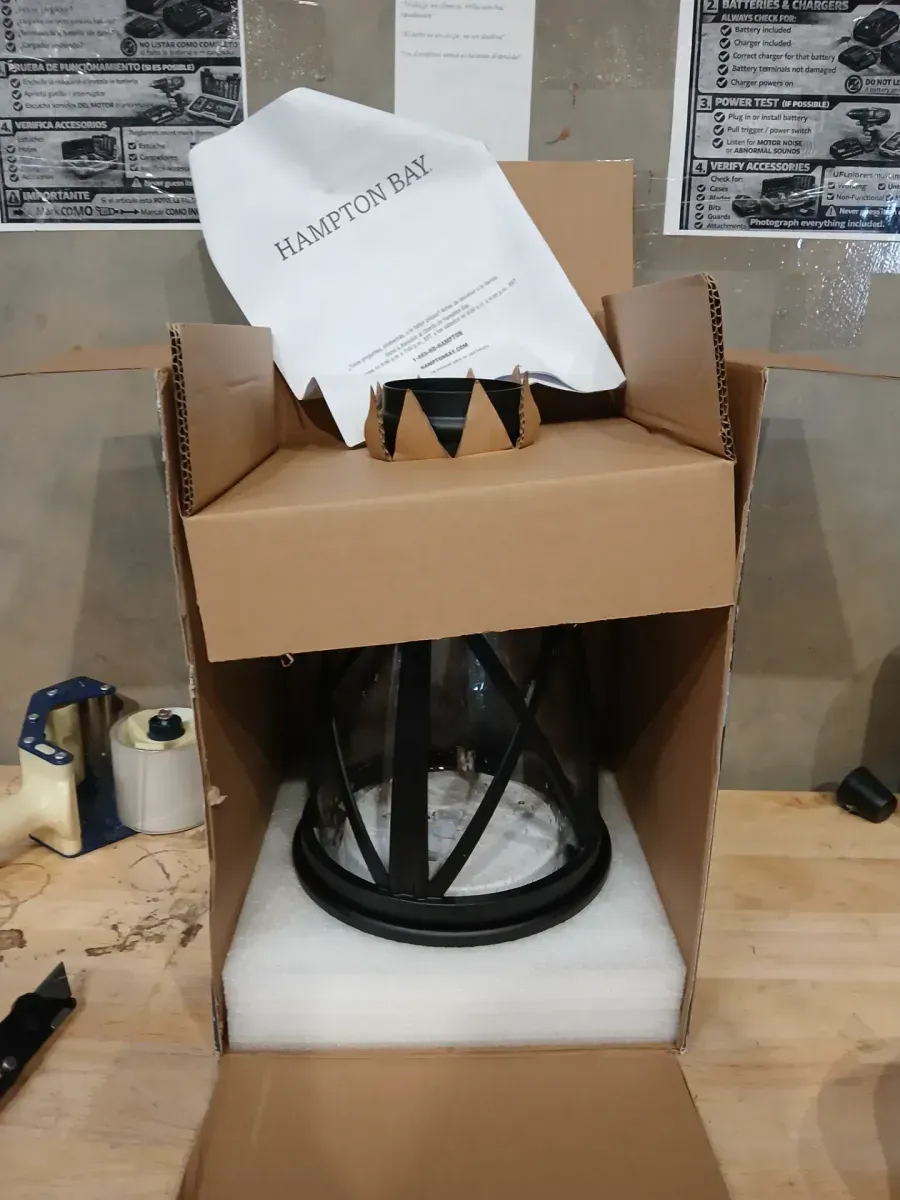 Ravencrest 120 Lumens Black Outdoor Solar Post Lantern - image 6