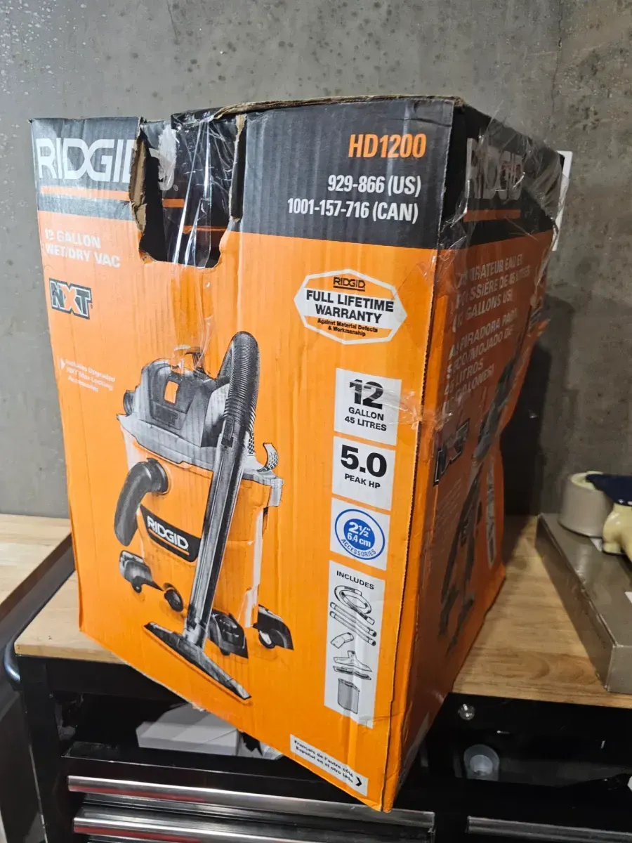 12 Gal. 5.0-Peak HP Wet Dry Vac - image 4