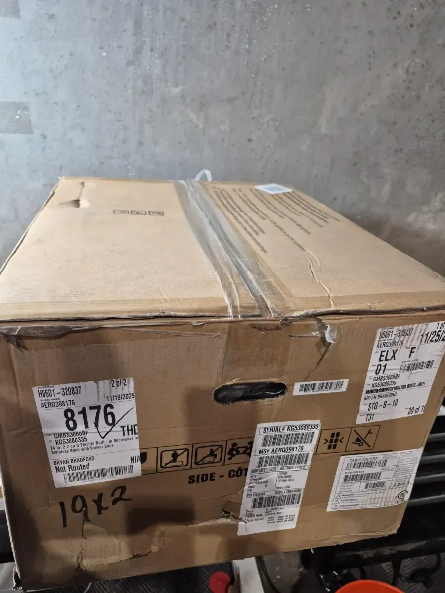 24 in. 2.2 cu ft Electric Built-In Microwave in Stainless Steel with Sensor Cook - image 4