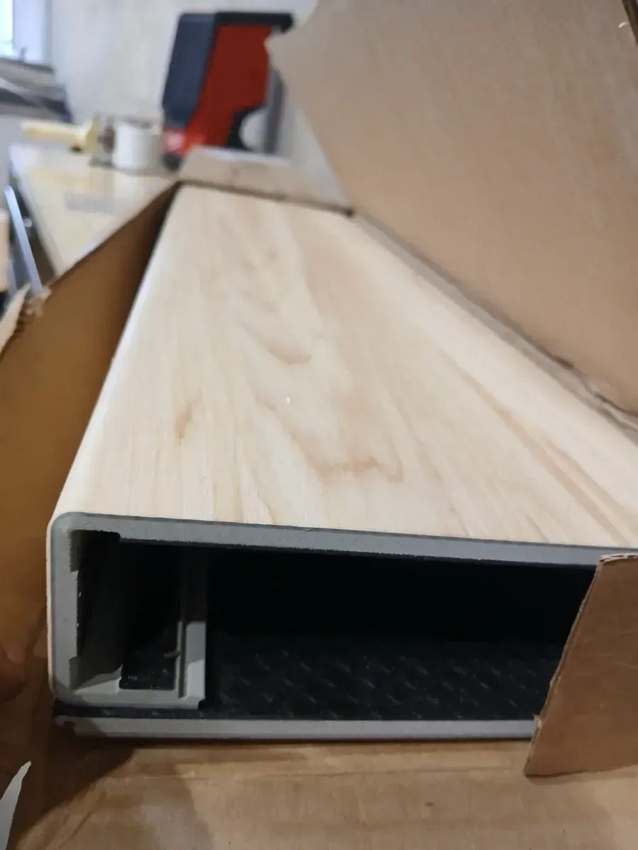 Waukee Mill Maple Stair Tread Molding Square-Exact Match for Lifeproof Floor, 2-Pieces, 46 in. x 7 in. x 6.5 mm T - image 6