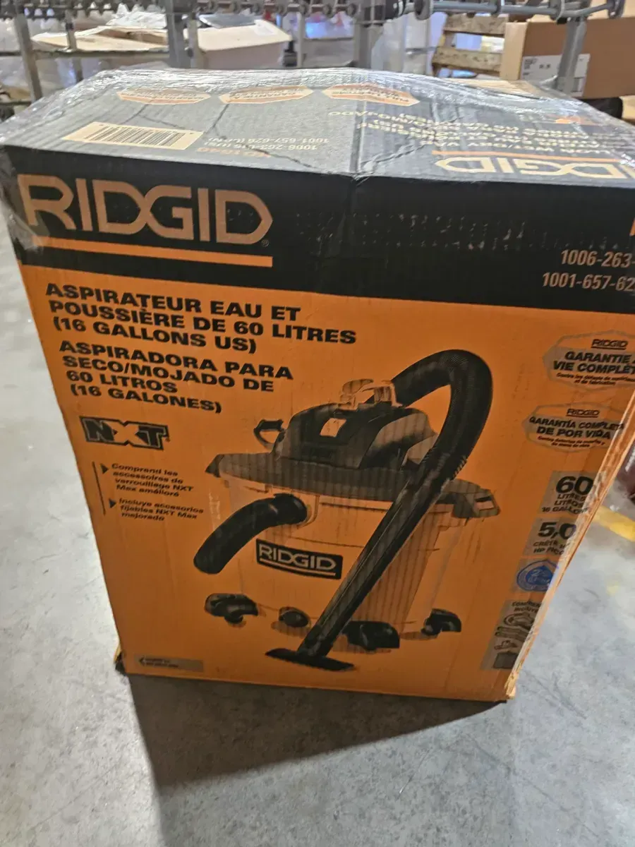 16 Gal. 5.0 Peak HP NXT Shop Vacuum HD1640 Wet Dry Vac with General Debris Filter, Hose, Accessories and LED Cuff (16 Gal. 5.0 Peak HP NXT Shop Vacuum Wet Dry Vac with General Debris Filter, Locking Hose and Attachments HD1640) - image 5