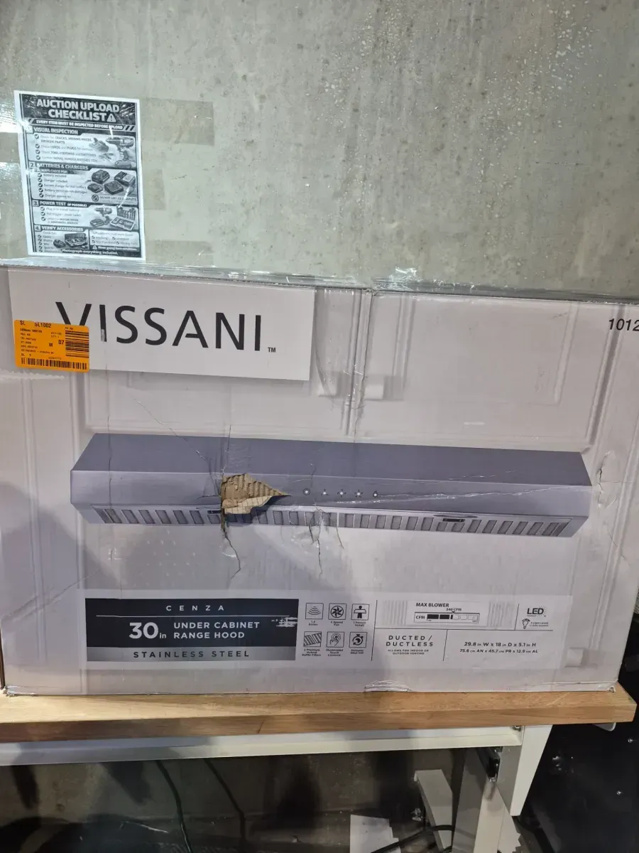 30 in. 340CFM Convertible Under Cabinet Range Hood in Stainless Steel - image 3