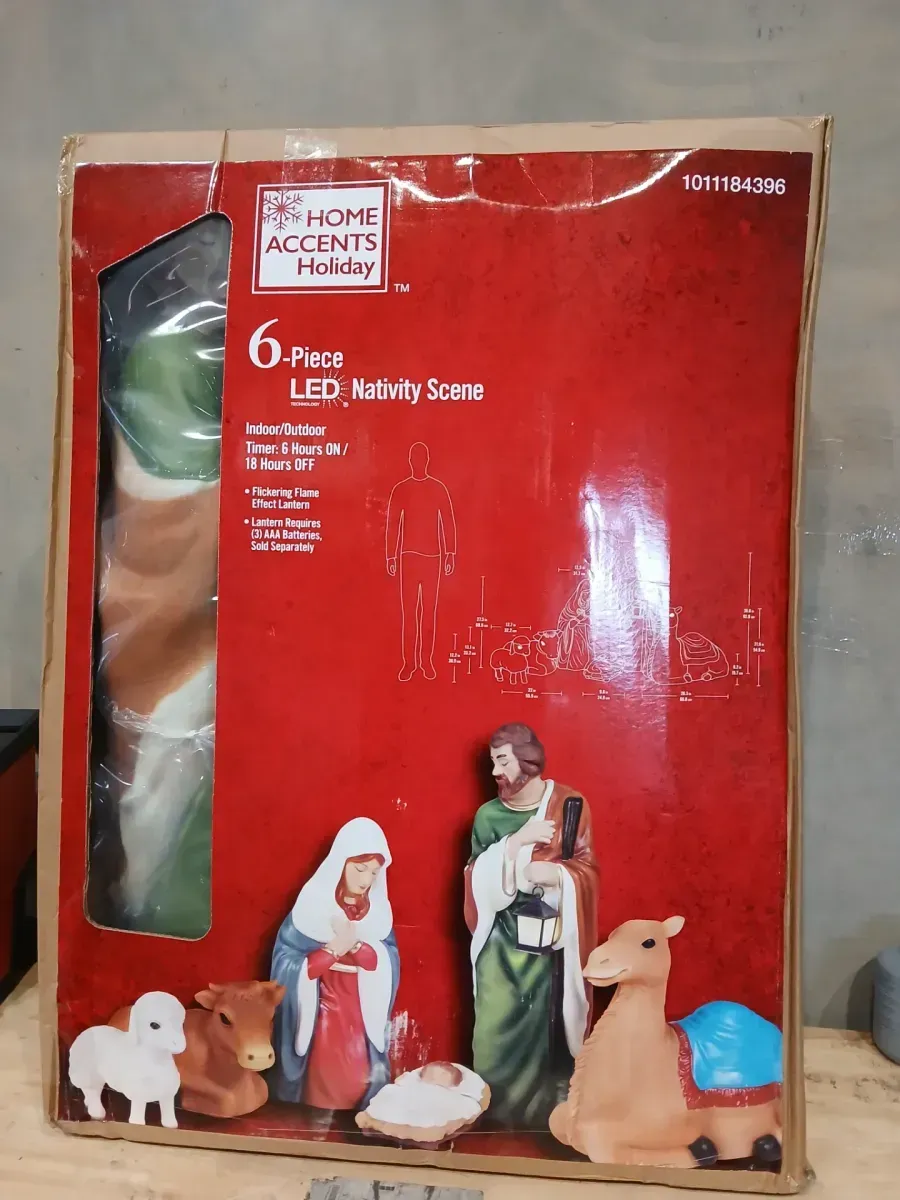 Home Accents Holiday 6-Piece LED Nativity Scene (Item #1011184396) - image 2