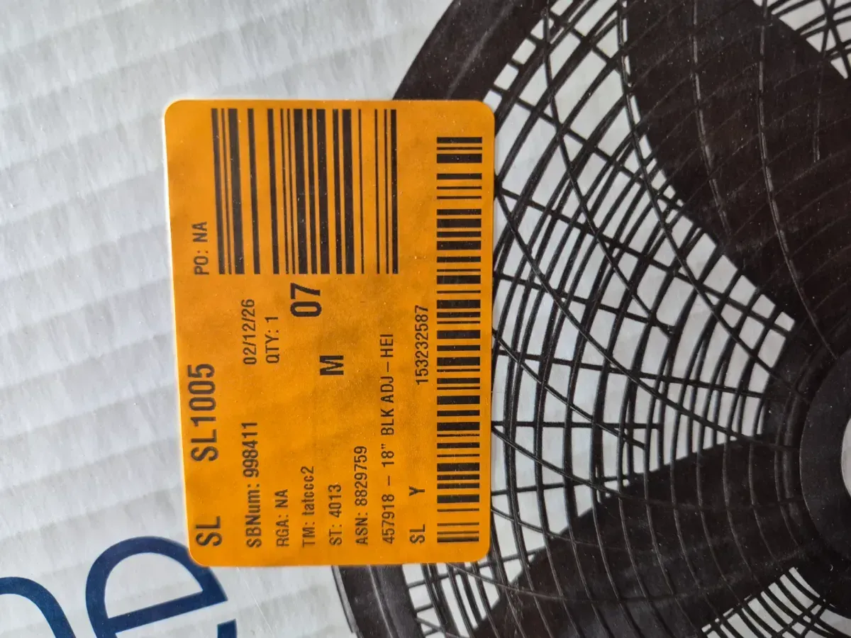 Lasko Cyclone 18 in. 3 Speed Oscillating Pedestal Fan for Home in Black with Adjustable Height, Tilt Back Head, Easy Assembly - image 7