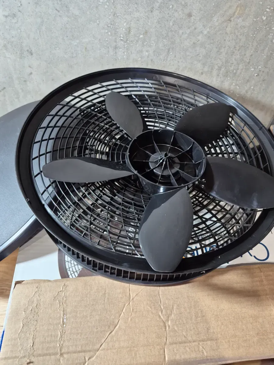 Lasko Cyclone 18 in. 3 Speed Oscillating Pedestal Fan for Home in Black with Adjustable Height, Tilt Back Head, Easy Assembly - image 3