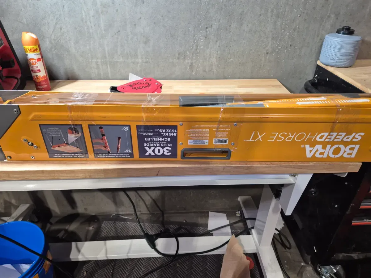 30 in. to 36 in. H Steel Speed Horse XT Adjustable Height Sawhorse with Auto Release Legs - image 4