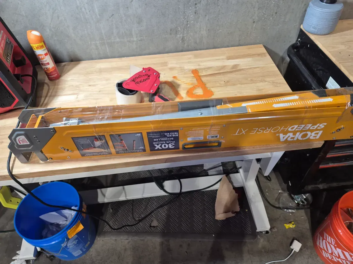 30 in. to 36 in. H Steel Speed Horse XT Adjustable Height Sawhorse with Auto Release Legs - image 3