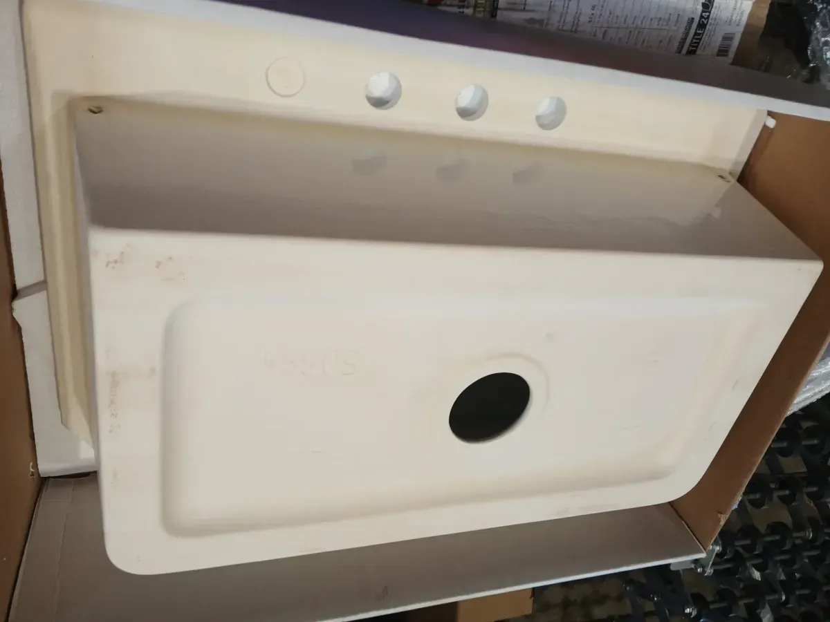 Jackson 33 in. 3-Hole Drop-in Single Bowl Crisp White Fireclay Kitchen Sink - image 6