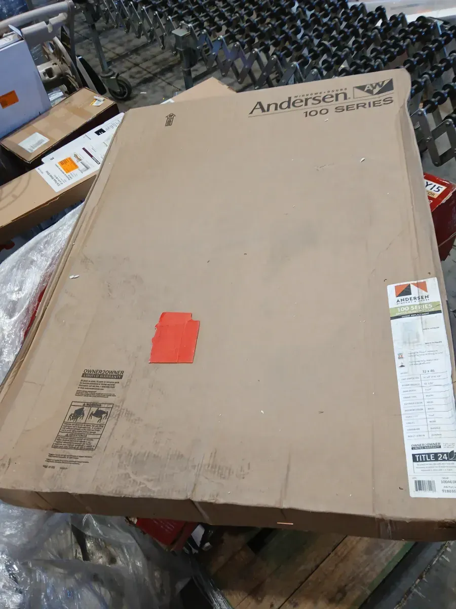 32 in. x 46 in. 100 Series White Single Hung Insert Replacement Composite Window with Low-E Glass, White Int & Hardware - image 2