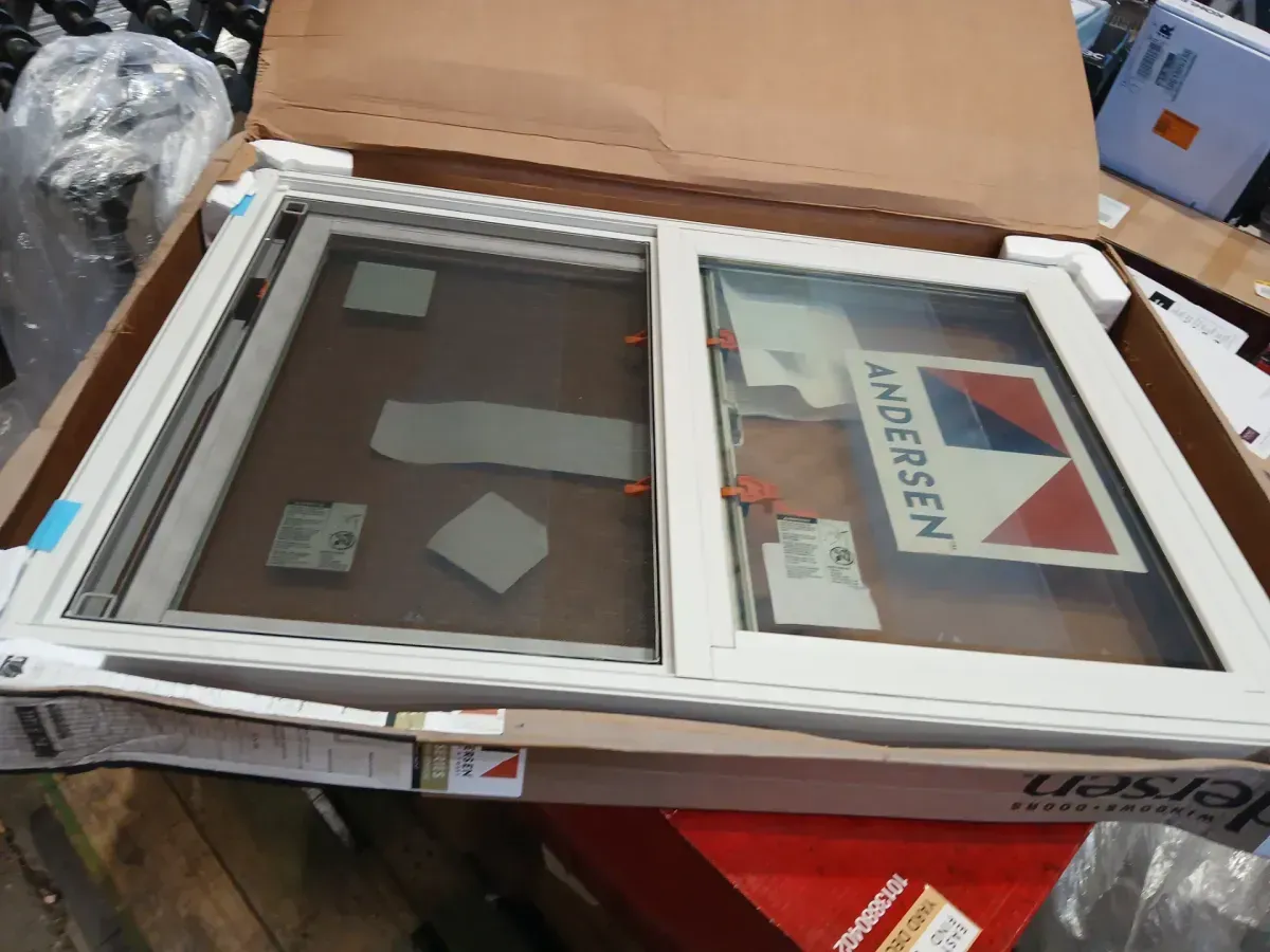 32 in. x 46 in. 100 Series White Single Hung Insert Replacement Composite Window with Low-E Glass, White Int & Hardware - image 4