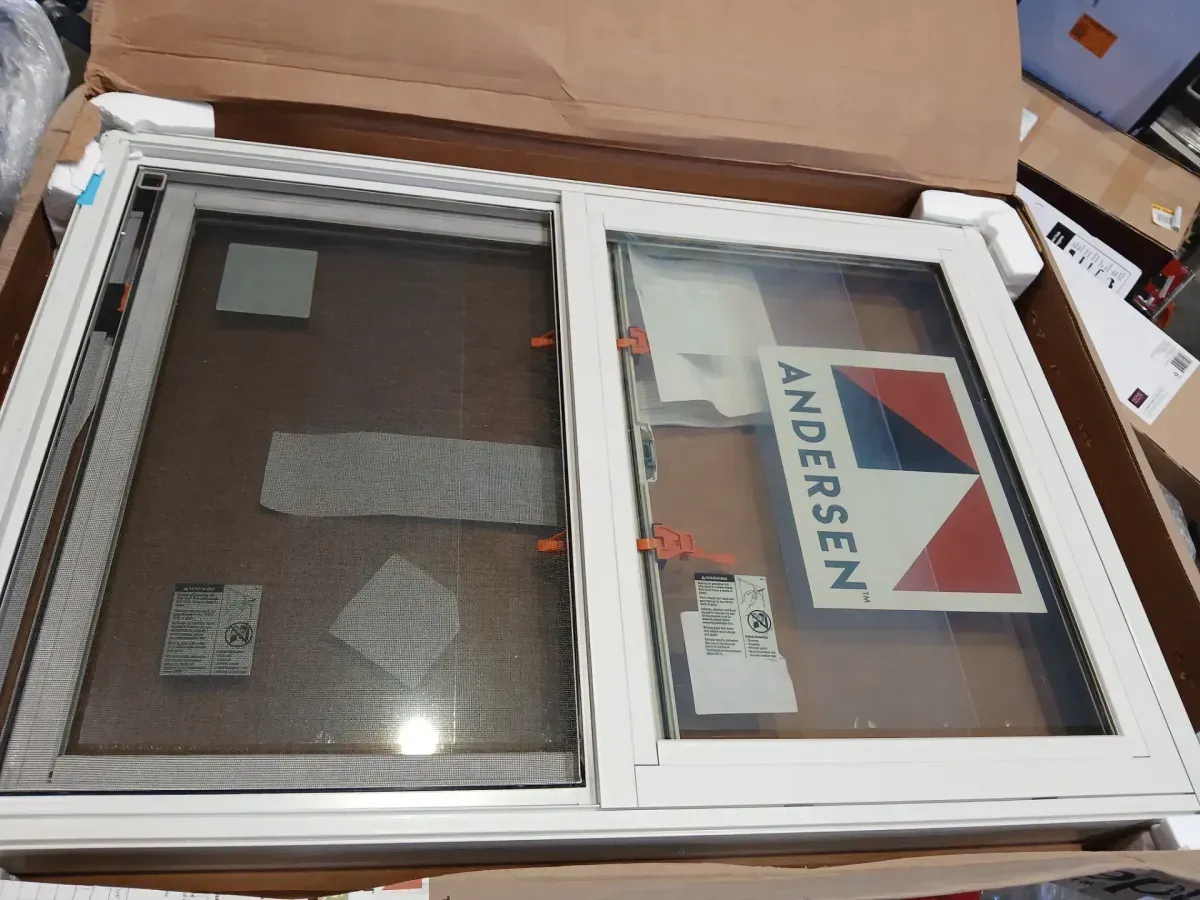 32 in. x 46 in. 100 Series White Single Hung Insert Replacement Composite Window with Low-E Glass, White Int & Hardware - image 5