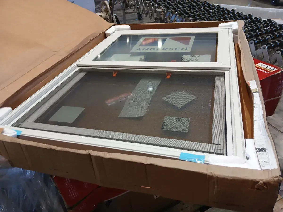 32 in. x 46 in. 100 Series White Single Hung Insert Replacement Composite Window with Low-E Glass, White Int & Hardware - image 6