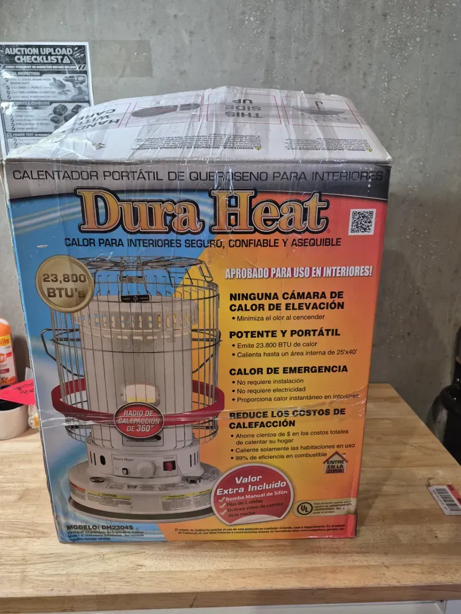 Portable Convection Kerosene Heater Provides 23,800 Btu's of Warmth - image 6