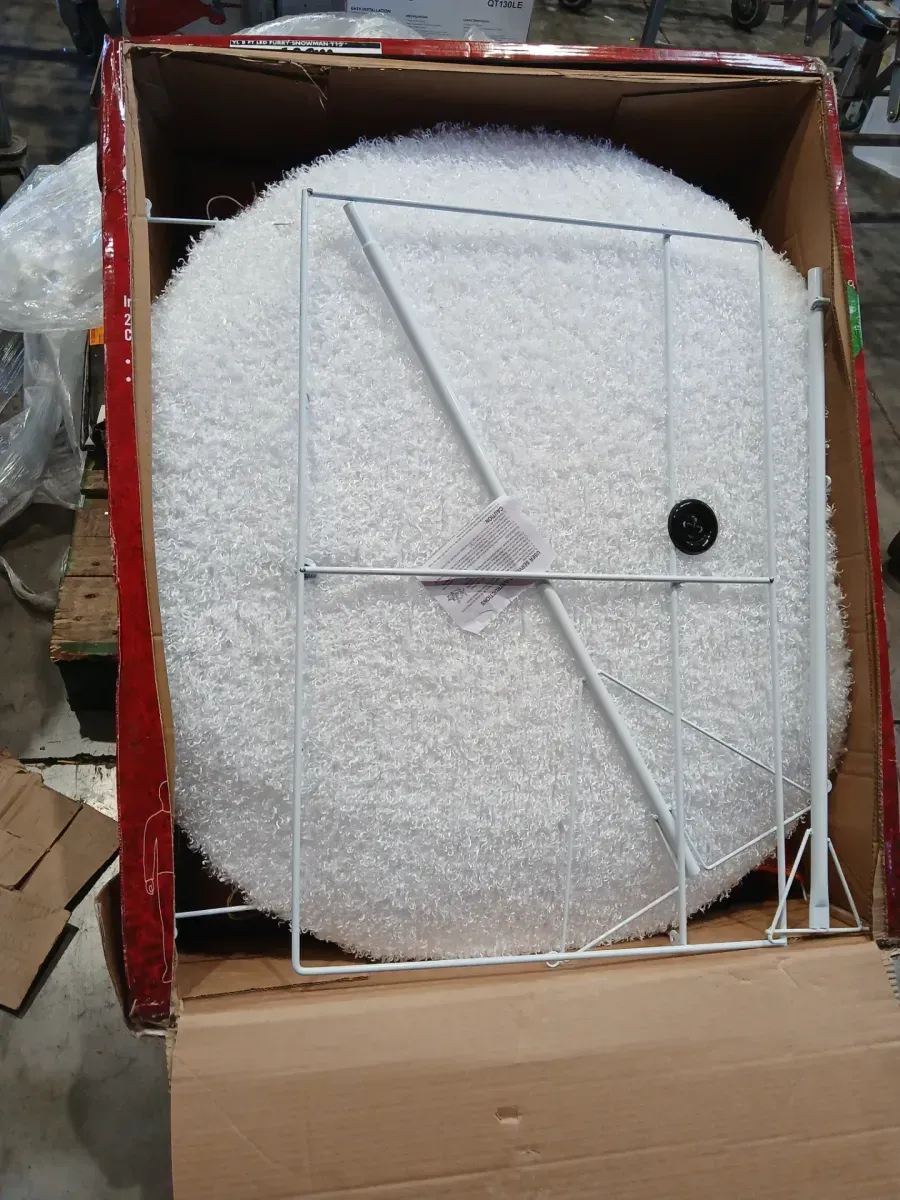 6 ft. Pre-Lit Outdoor Chenille Swirl Large Snowman With Top Hat Christmas Outdoor Decoration - image 4