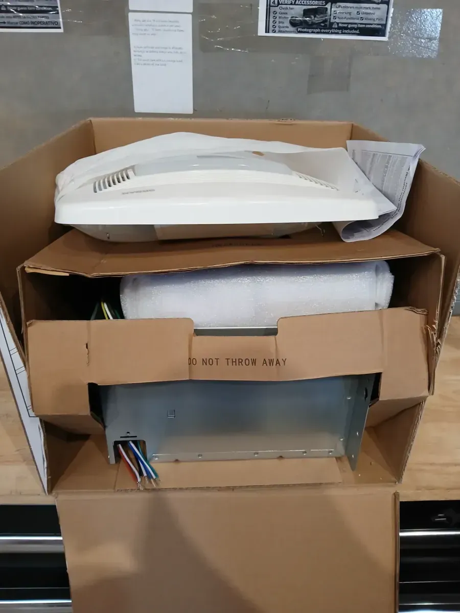 Broan-NuTone QT Series Quiet 130 CFM Ceiling Bathroom Exhaust Fan with Light and Night Light, 1.5 Sones Energy Star Certified - image 3