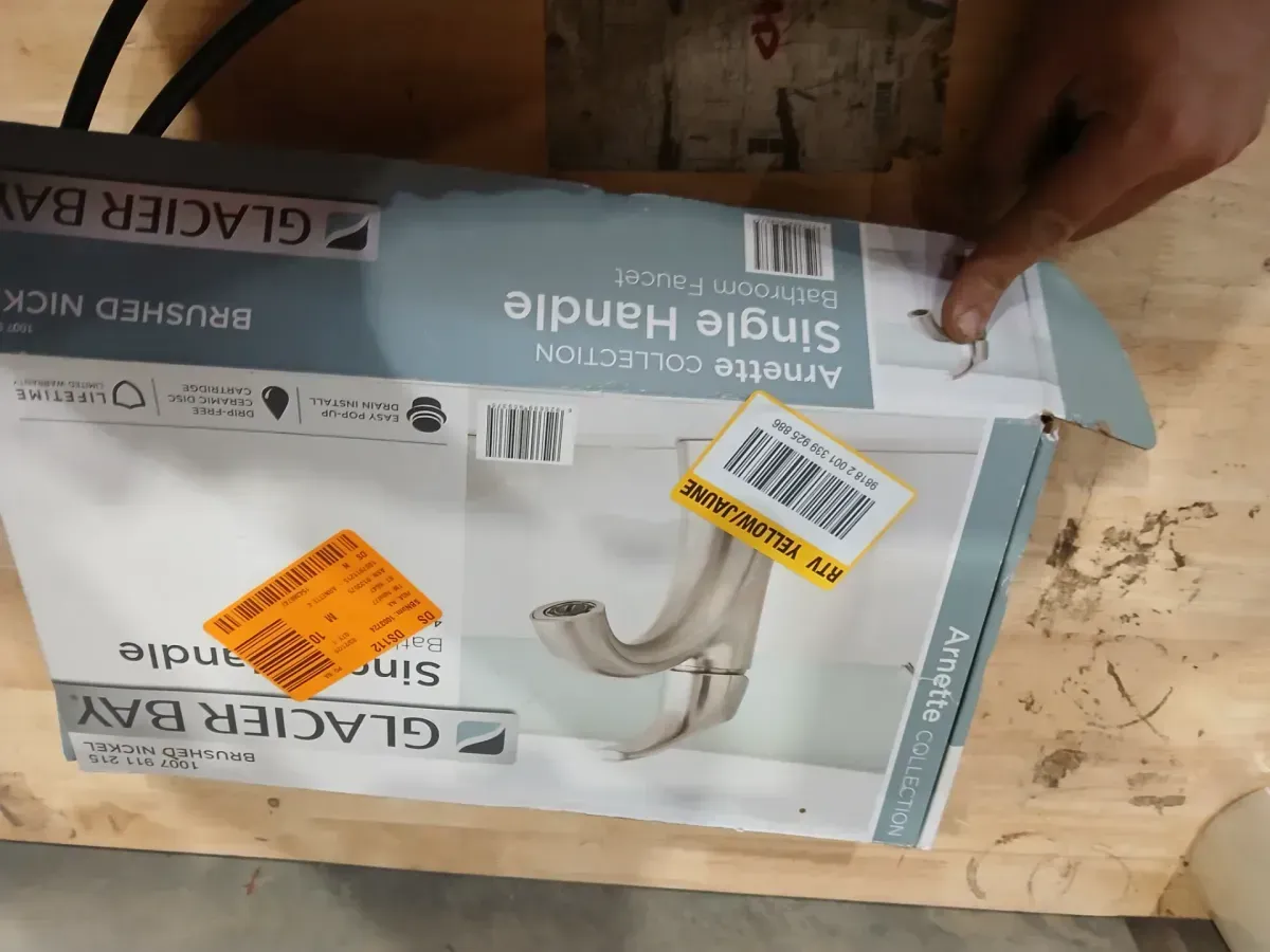 Arnette Single Handle Single Hole Bathroom Faucet in Brushed Nickel - image 2