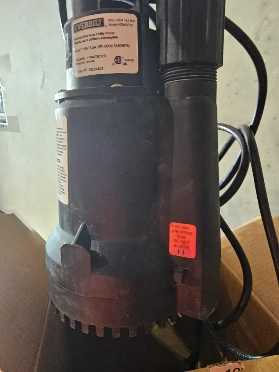 Everbilt 1/3 HP Automatic Utility Pump - image 2