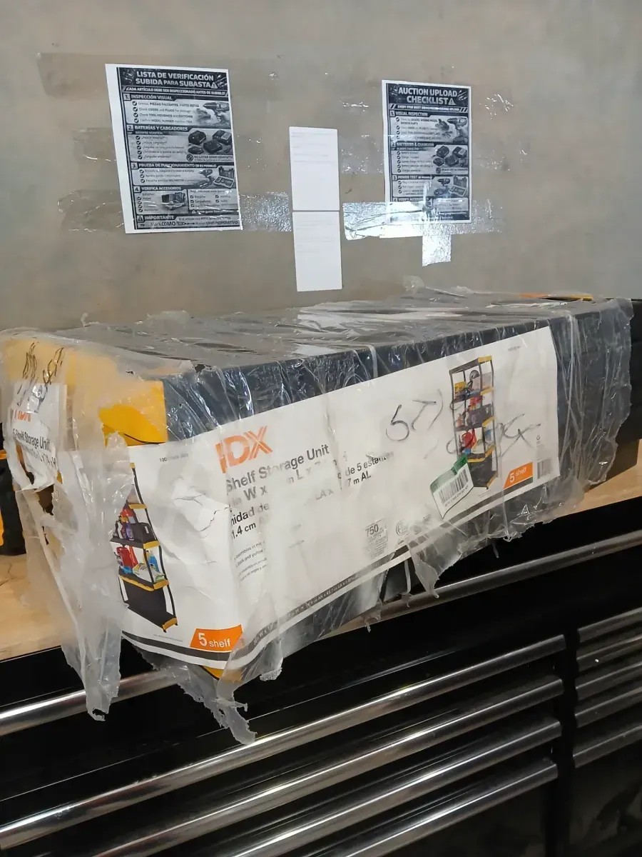 5-Tier Easy Assembly Multi-purpose Plastic Garage Storage Shelving Unit in Black (36 in. W x 74 in. H x 18 in. D) - image 3