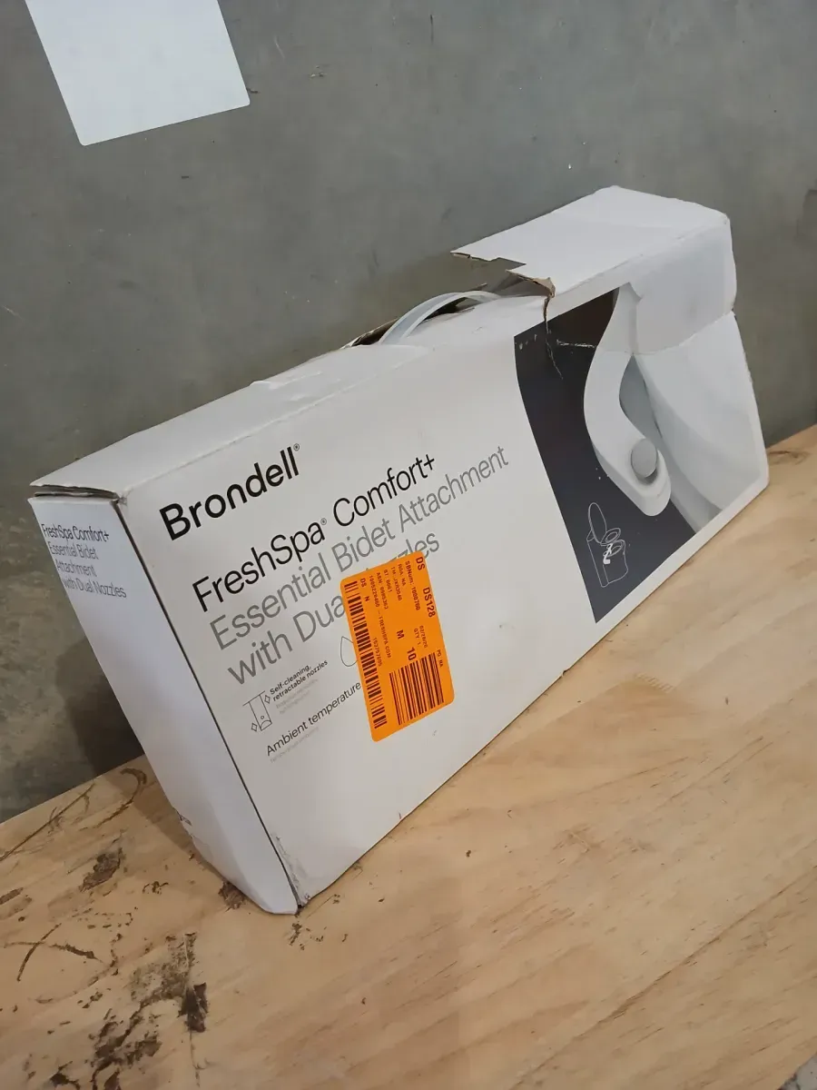 Brondell FreshSpa Comfort+ Ambient Temperature Non-Electric Bidet Attachment in White - image 2