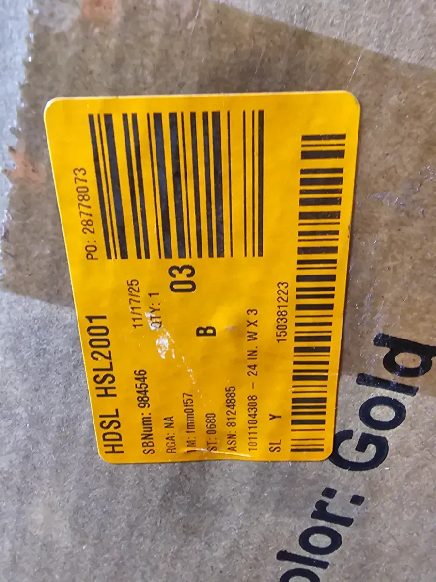 24 in. W x 36 in. H Arched Recessed/Surface Mount Medicine Cabinet with Mirror in Gold - image 4