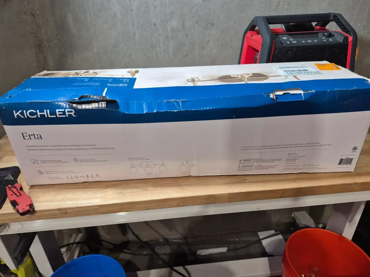 Erta 24 in. 3-Light Champagne Bronze Bathroom Vanity Light with Clear Glass Shades - image 4