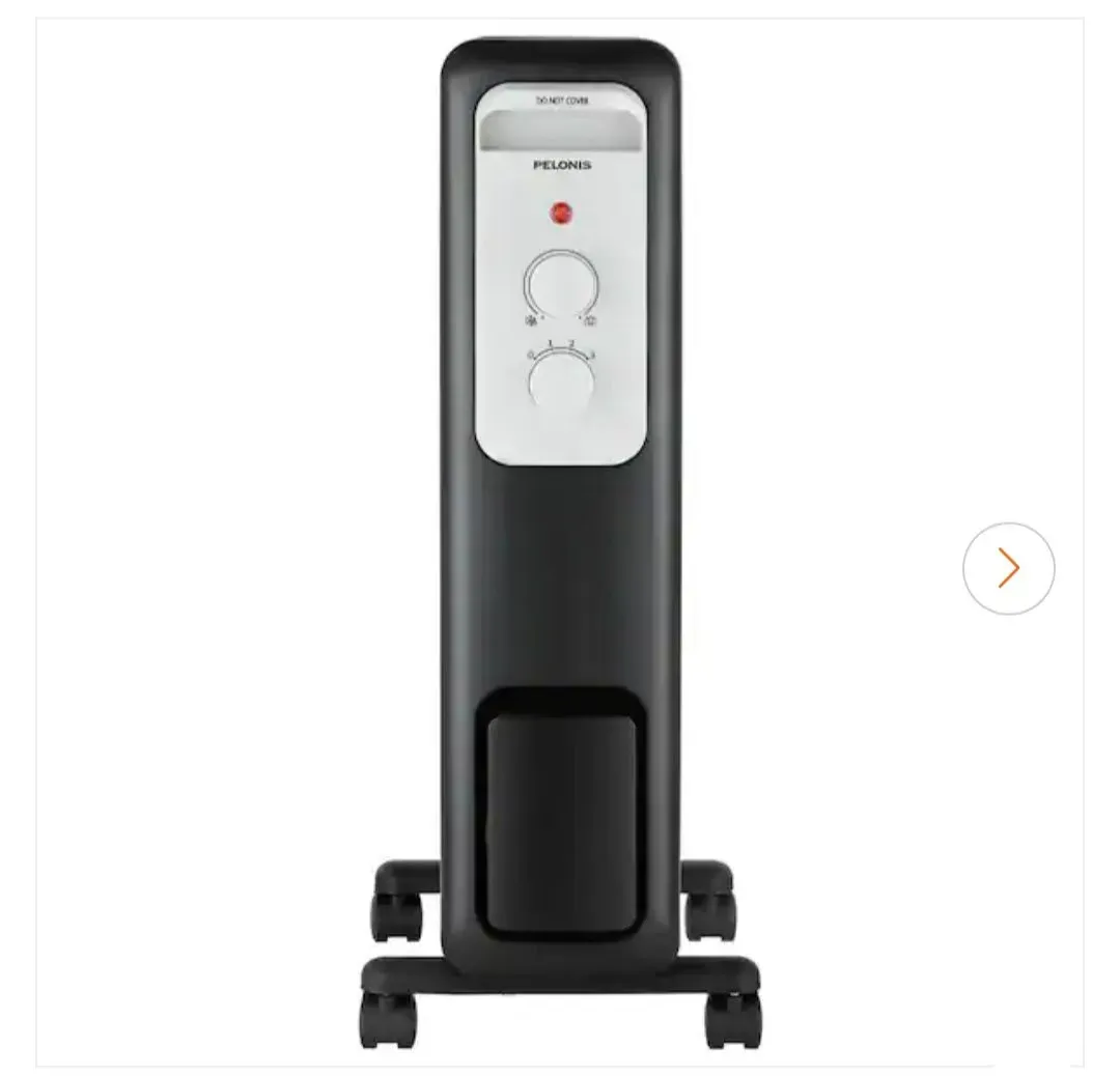 1,500-Watt Oil-Filled Radiant Electric Space Heater with Thermostat - image 5