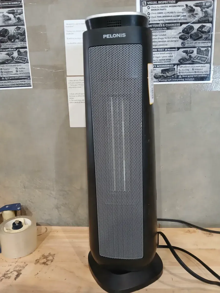 1500-Watt 18.5 in. Electric Ceramic Parabolic Space Heater with Tip-Over Safety - image 2