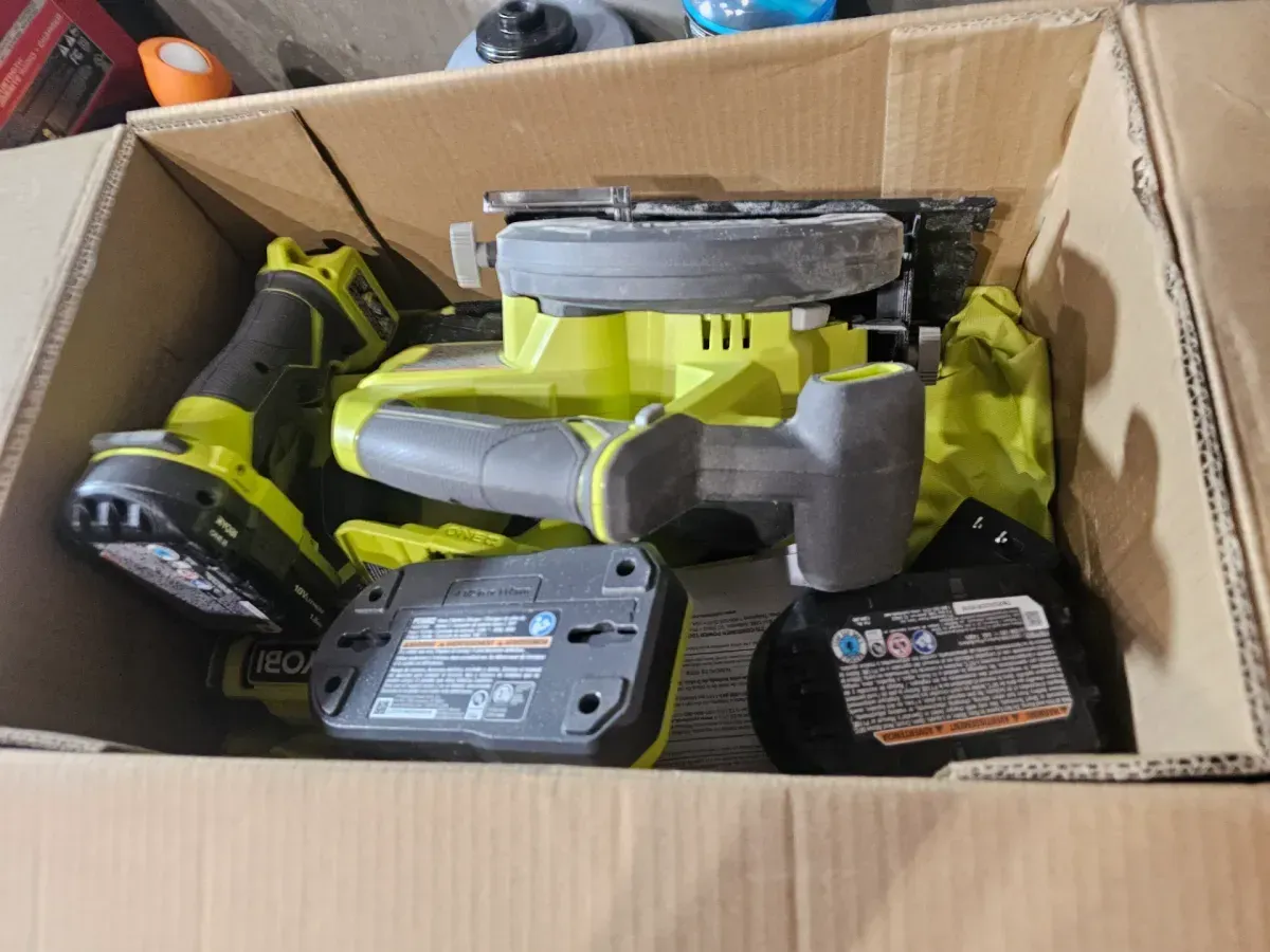 ONE+ 18V Cordless 4-Tool Combo Kit with 1.5 Ah Battery, 4.0 Ah Battery, and Charger - image 3