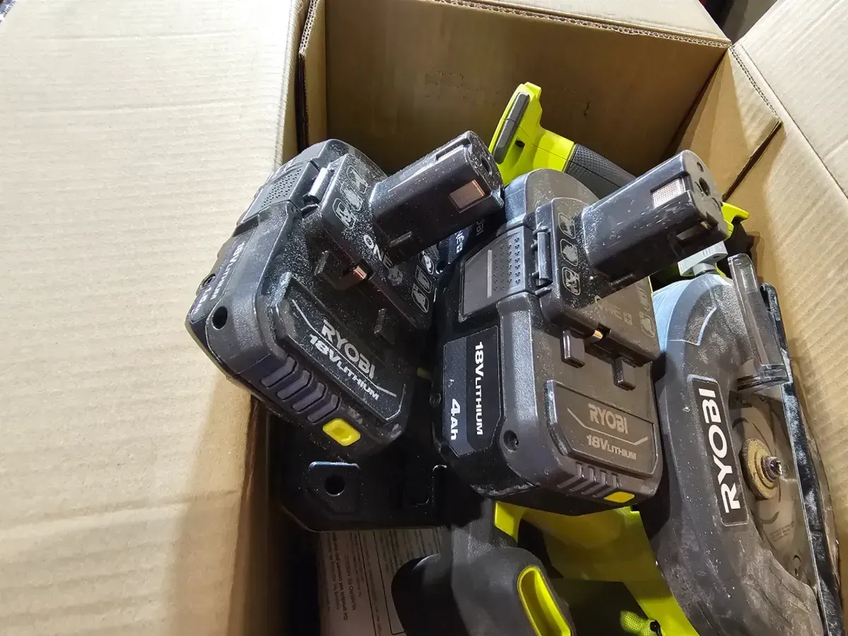 ONE+ 18V Cordless 4-Tool Combo Kit with 1.5 Ah Battery, 4.0 Ah Battery, and Charger - image 2