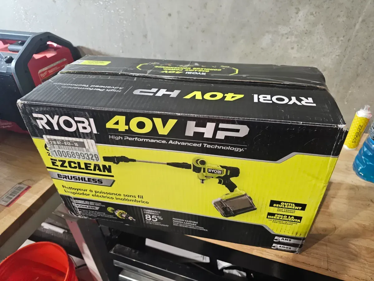 40V HP Brushless EZClean 600 PSI 0.7 GPM Cold Water Electric Power Cleaner (Tool-Only) - image 3