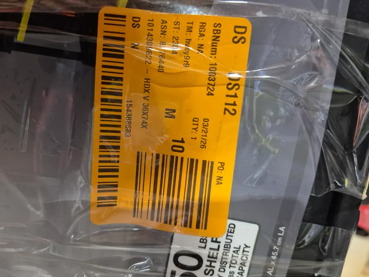 5 Tier Plastic Garage Storage Unit in Black (36 in, W x 73.5 in H x 18 in. D) - image 4