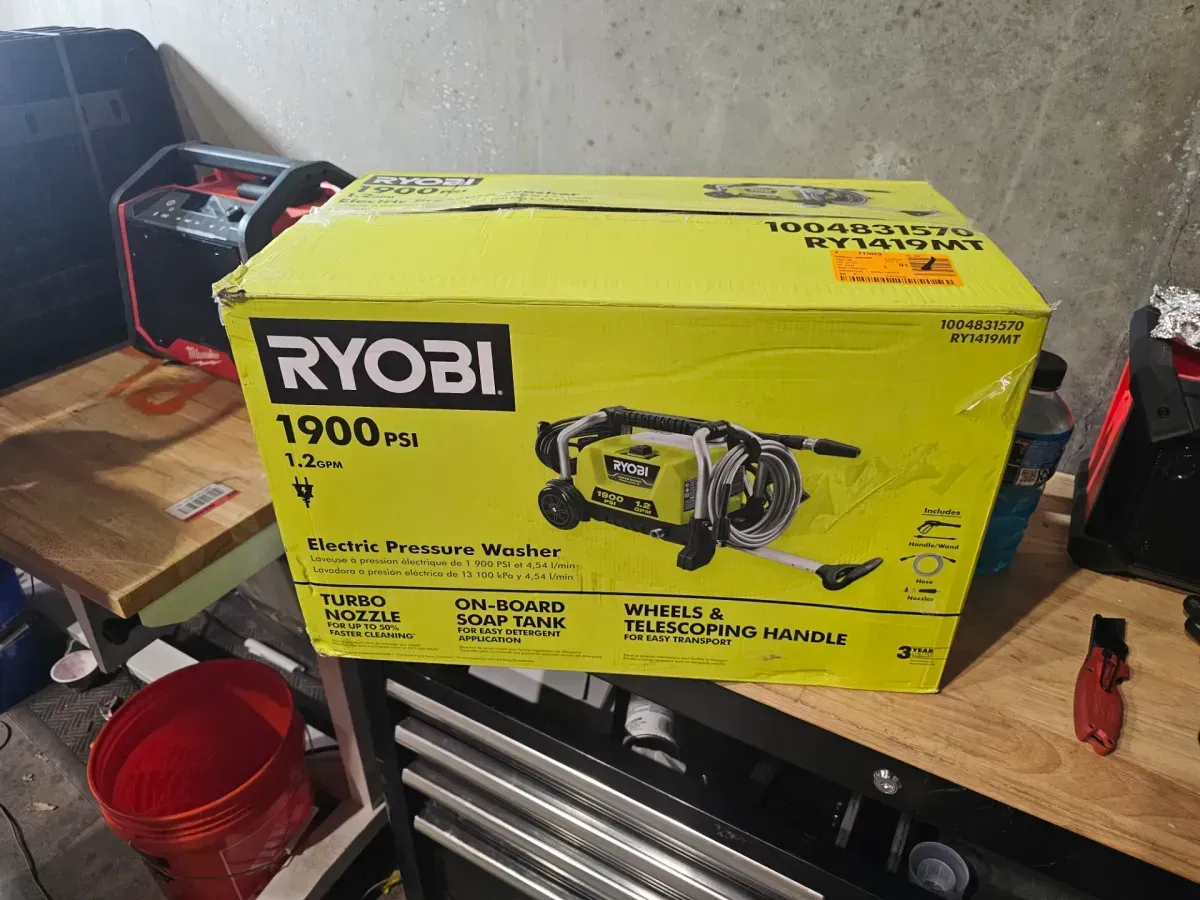 1900 PSI 1.2 GPM Cold Water Wheeled Corded Electric Pressure Washer - image 5