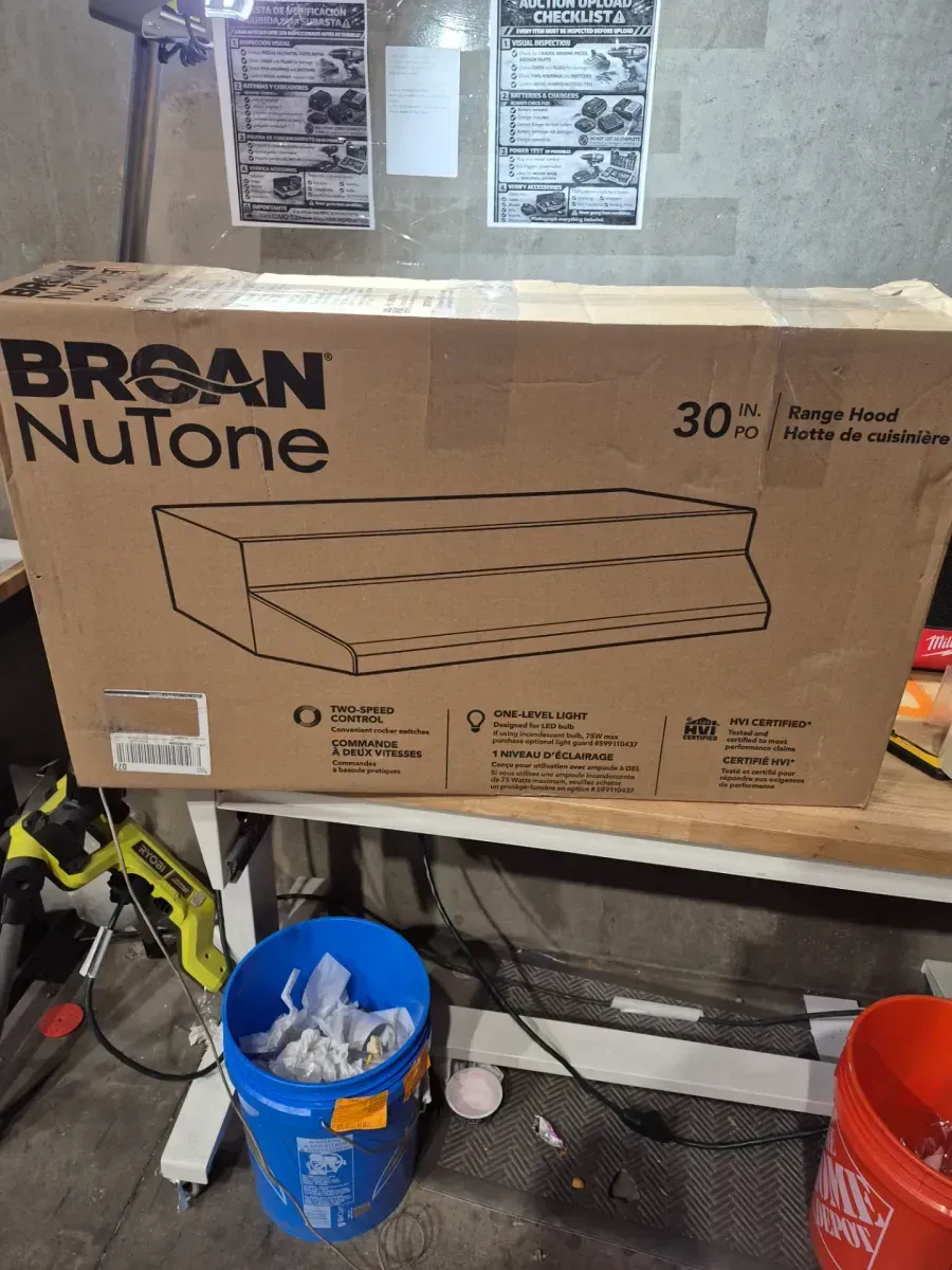 RL6200 Series 30 in. Ductless Under Cabinet Range Hood with Light in White - image 4